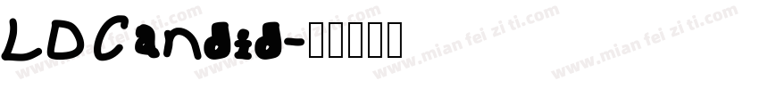 LD Candid字体转换